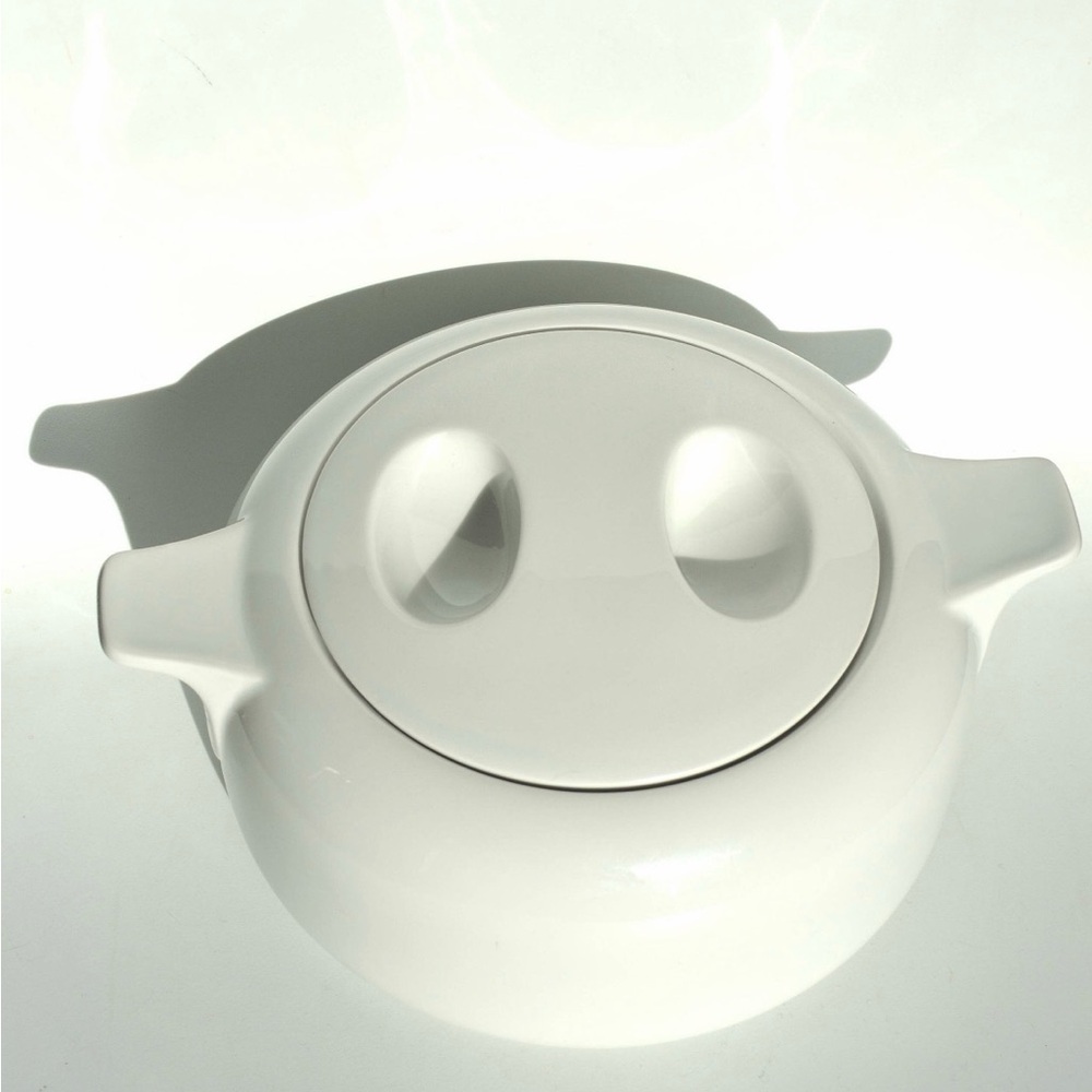 Elegant White Ceramic Serving Dish
